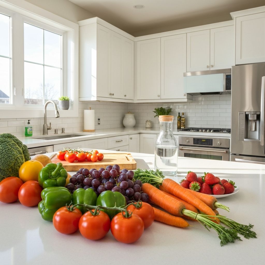 Healthy lifestyle with everyday food choices